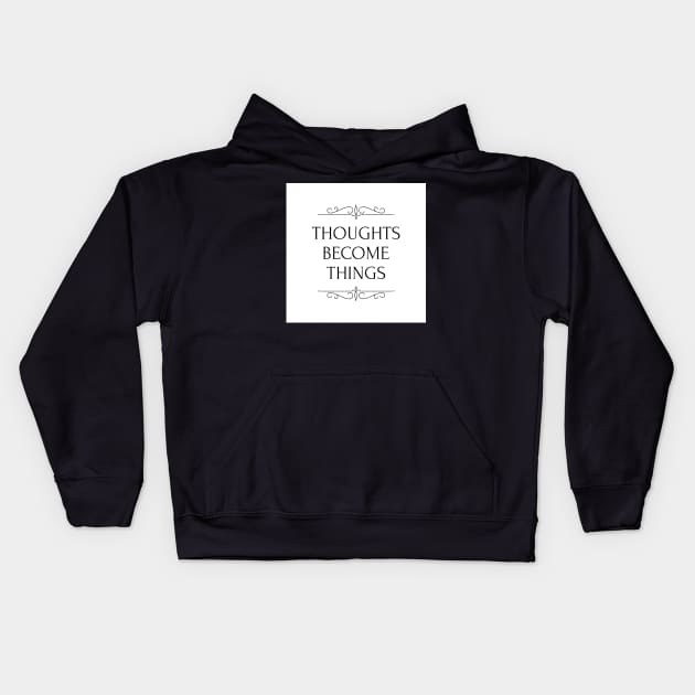 Stoic Philosophy Kids Hoodie by PUTTJATTDA